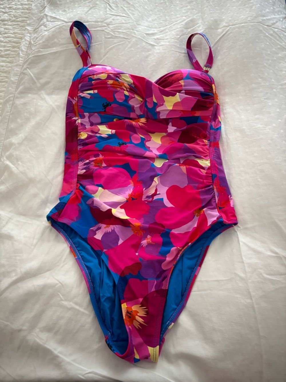 Colorful One-Piece Swimsuit - Size 14